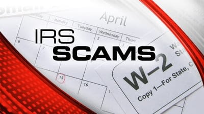 Irs Scams Become More Common During The Holidays.
